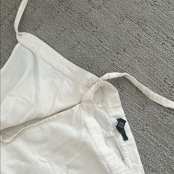 Cream Wrap Skirt - Picture 3 of 4